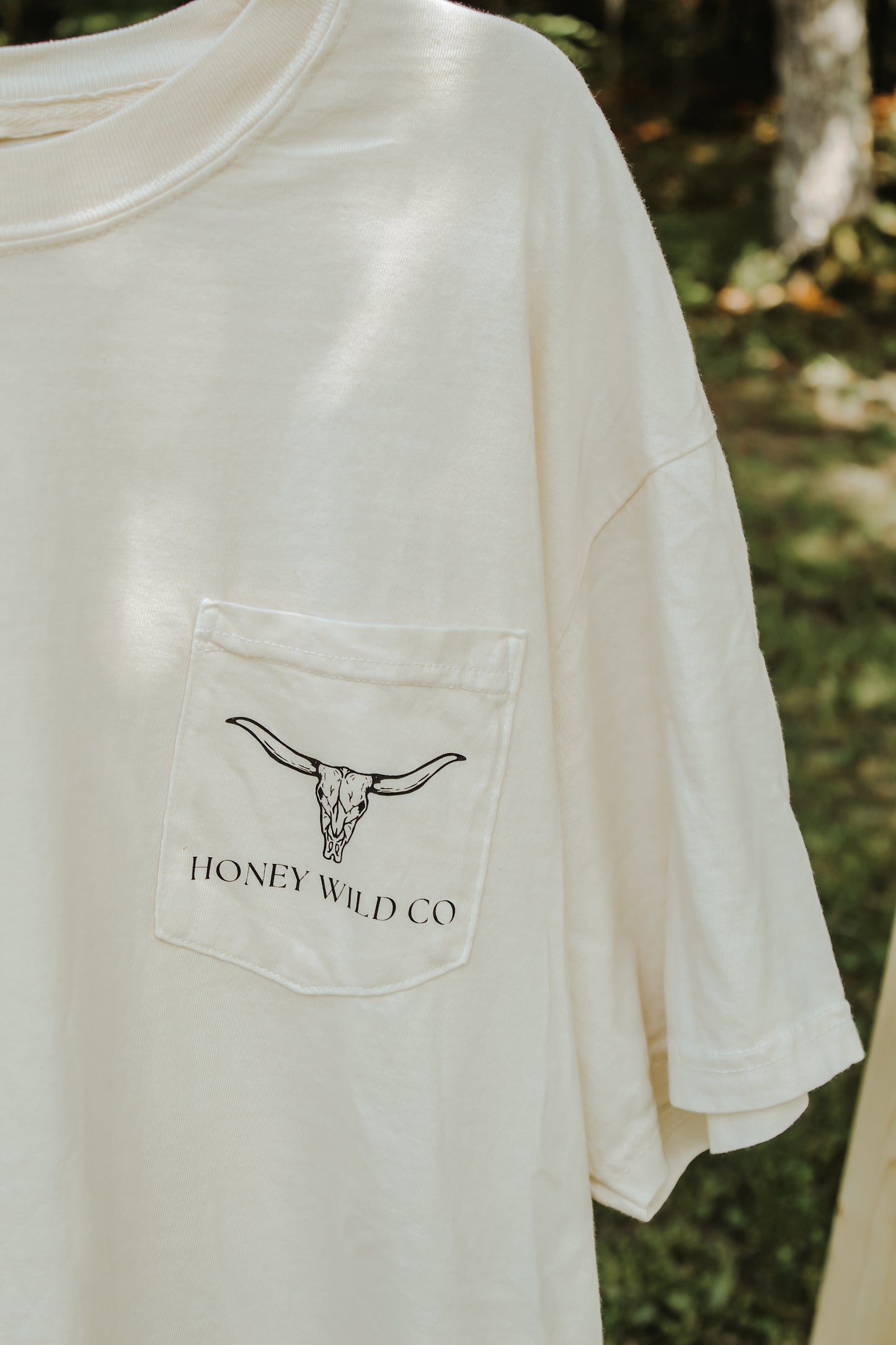 Honey Wild Co Logo Pocket Tee