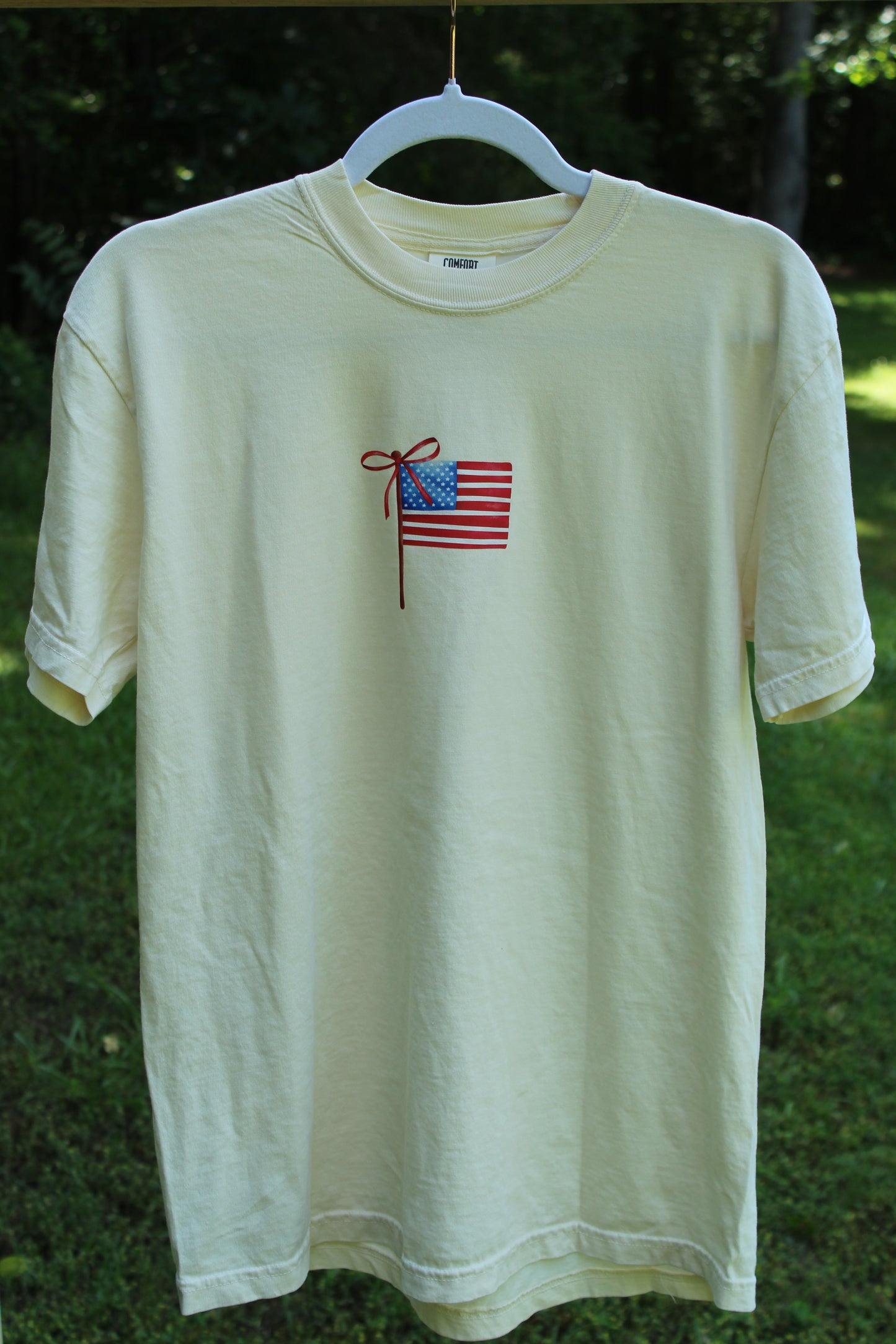 American Flag Bow Graphic Tee
