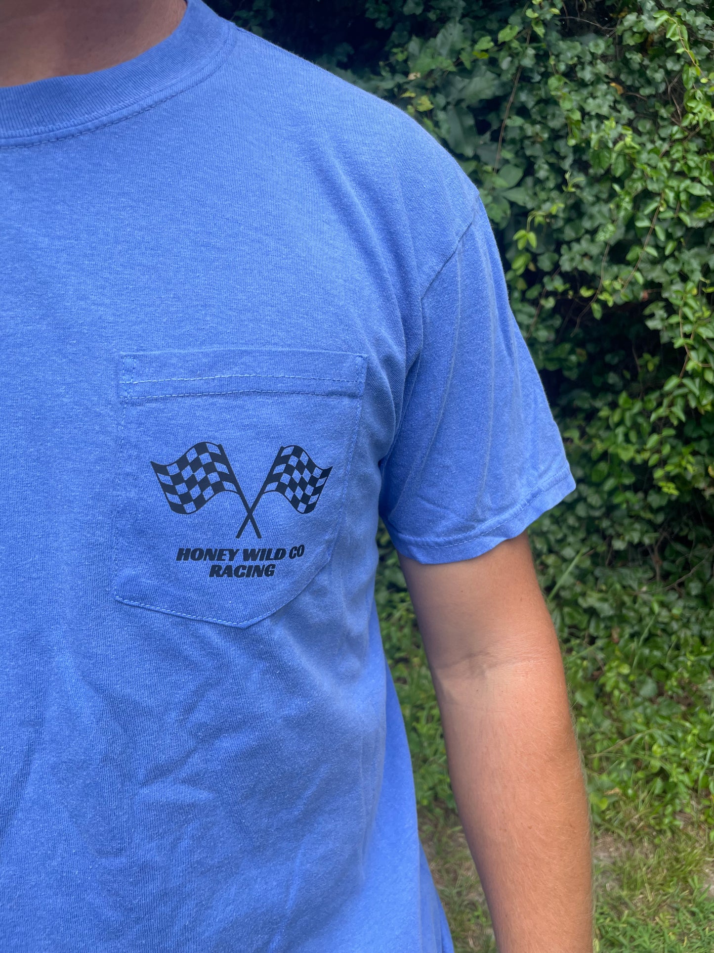 Ain't First, You're Last Racing Pocket Graphic Tee