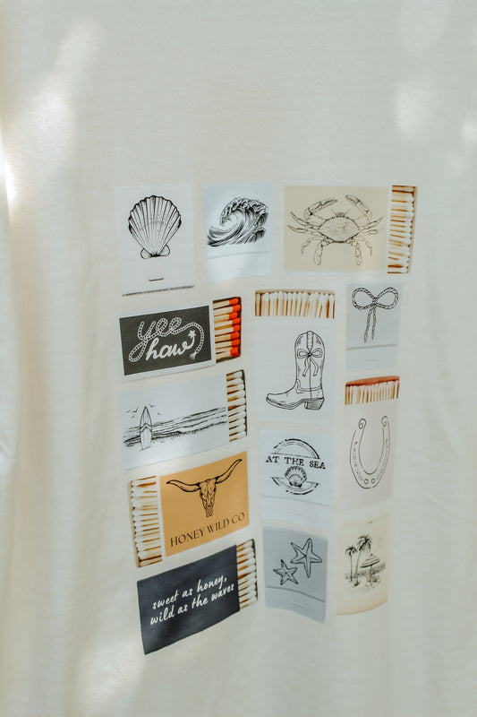 Honey Wild Co Logo Pocket Tee