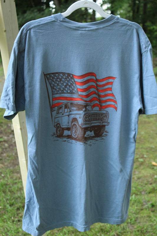 American Bronco Pocket Tee