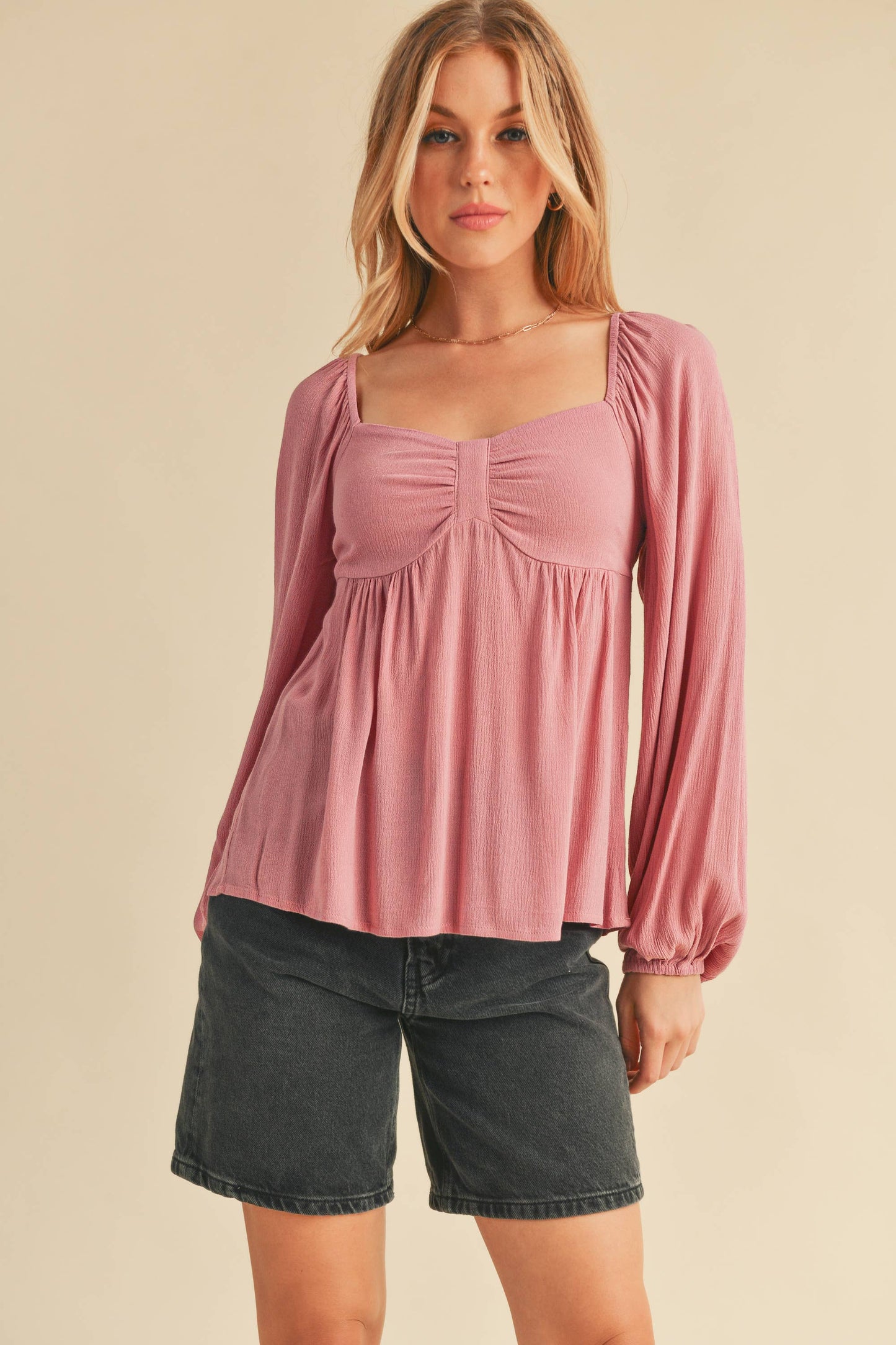 Silvana Top Mauve