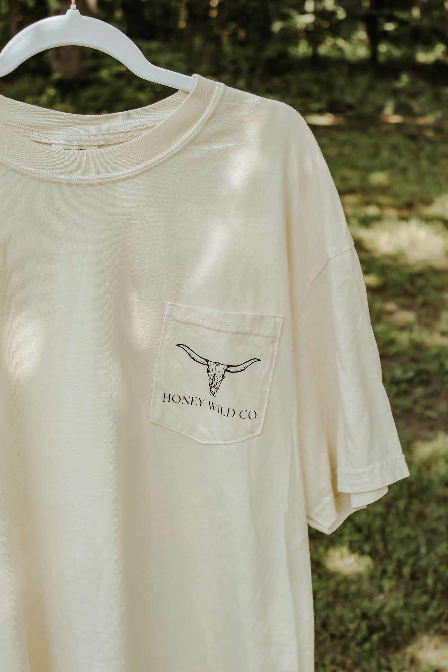 Honey Wild Co Logo Pocket Tee