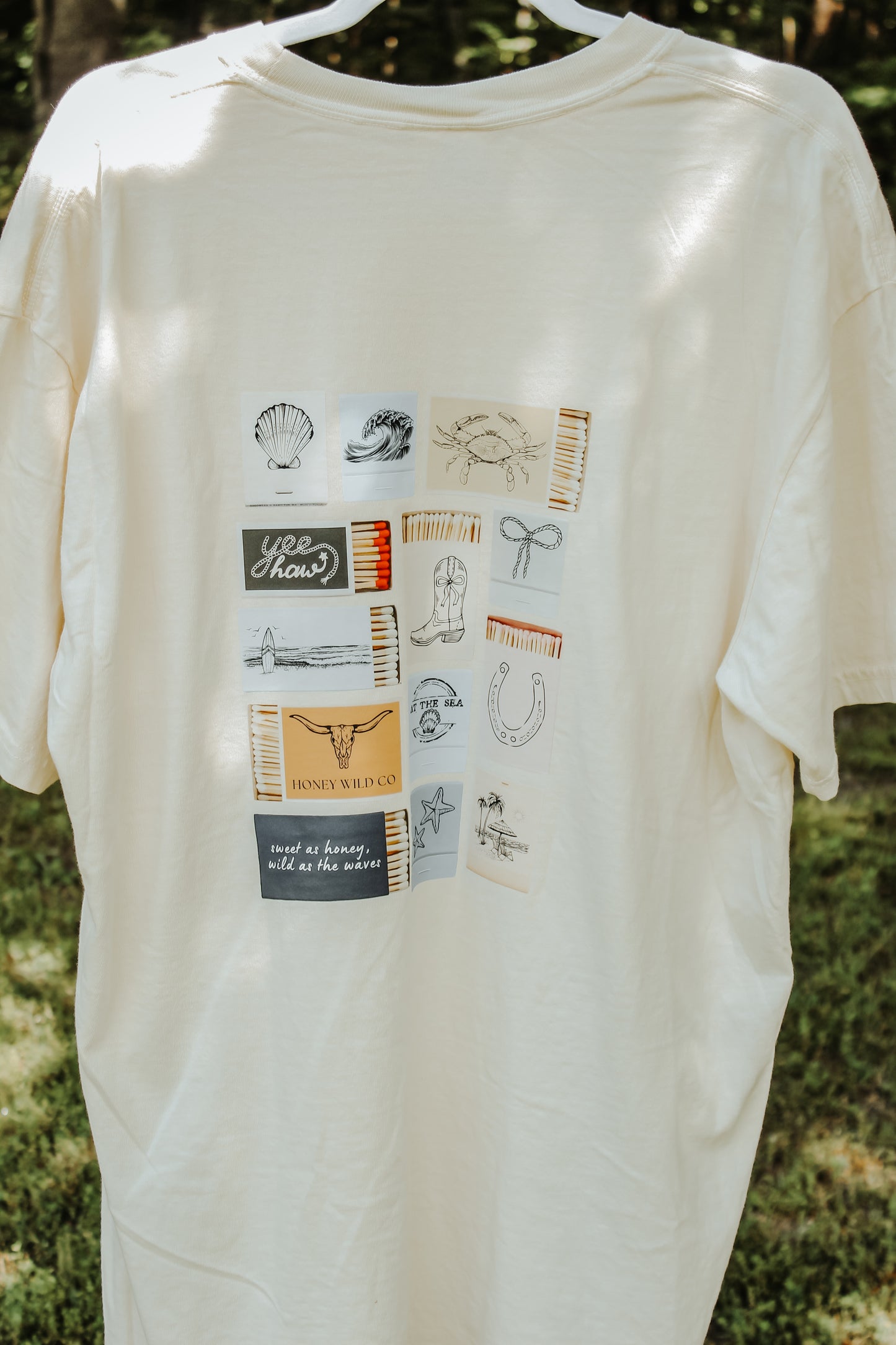 Honey Wild Co Logo Pocket Tee