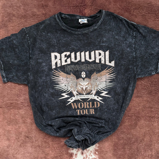 Revival Acid Wash Graphic Tee