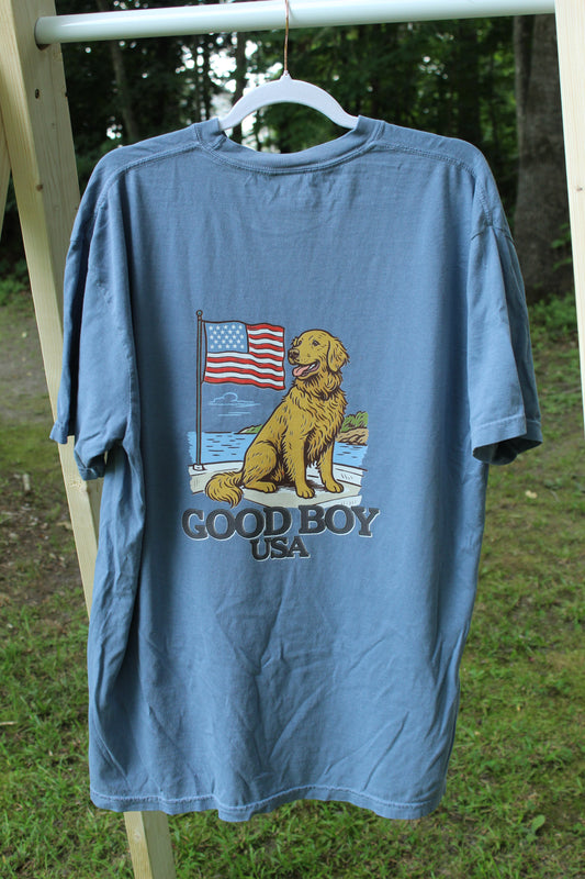 Good Boy USA Pocket Tee