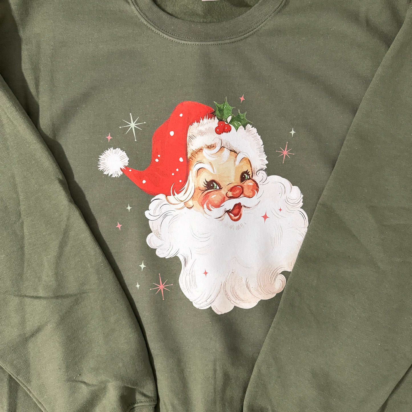 Vintage Santa Christmas Pullover