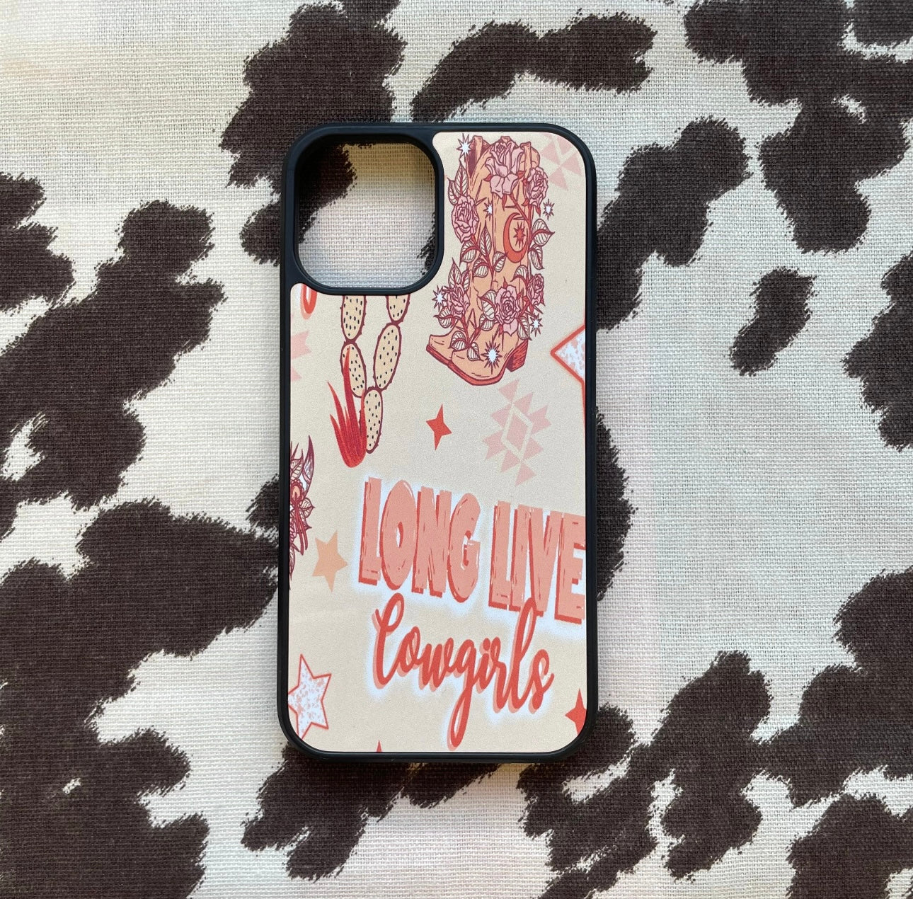 Pastel Western Cowboy Inspired iPhone Case