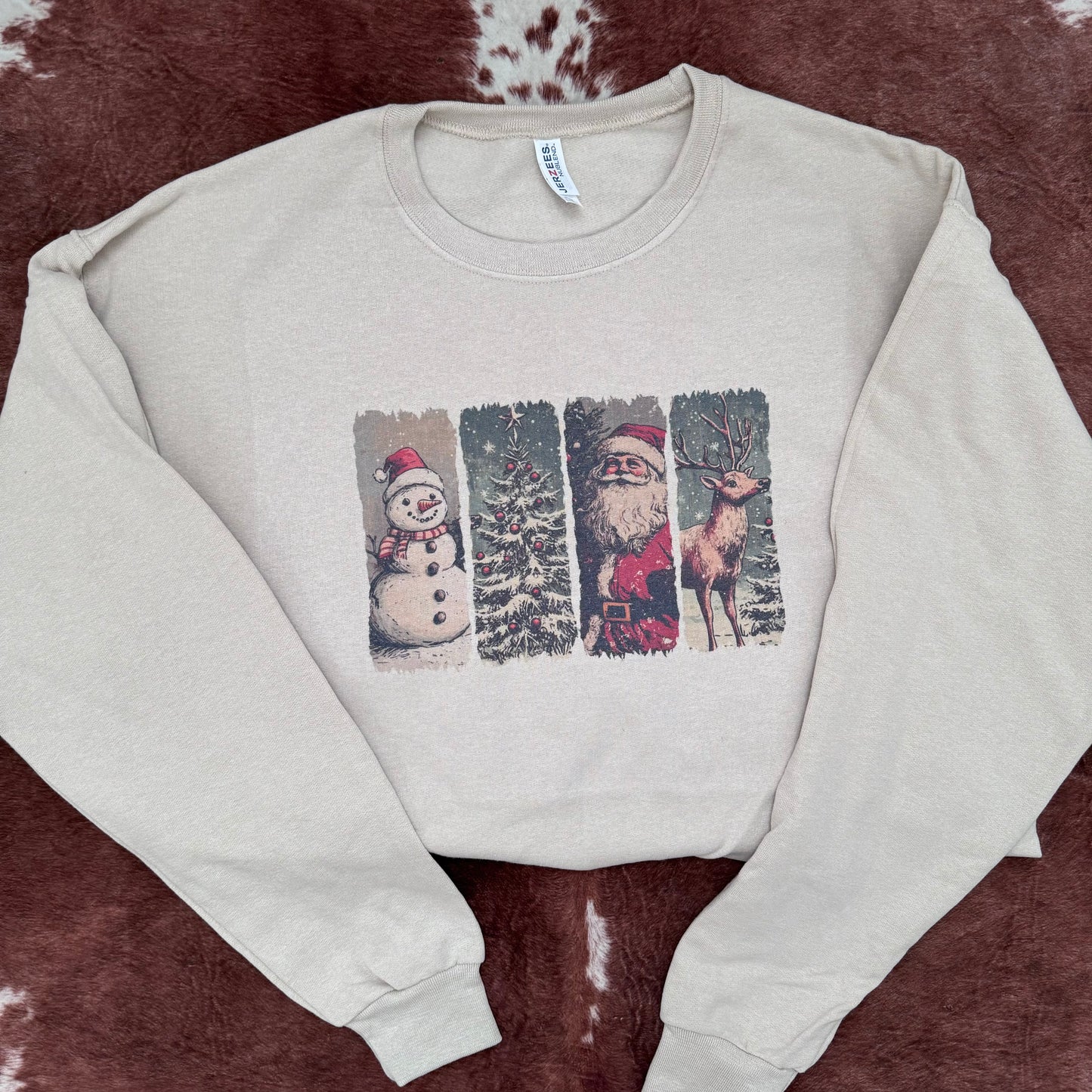 Vintage Classic Christmas Graphic Pullover