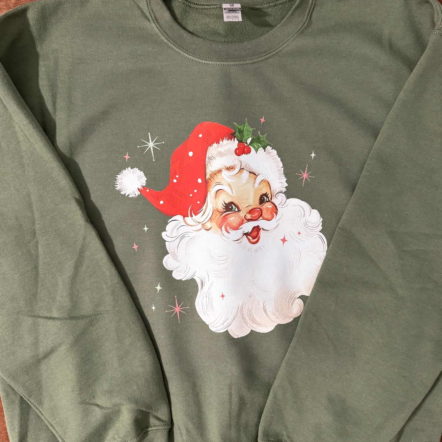 Vintage Santa Christmas Pullover