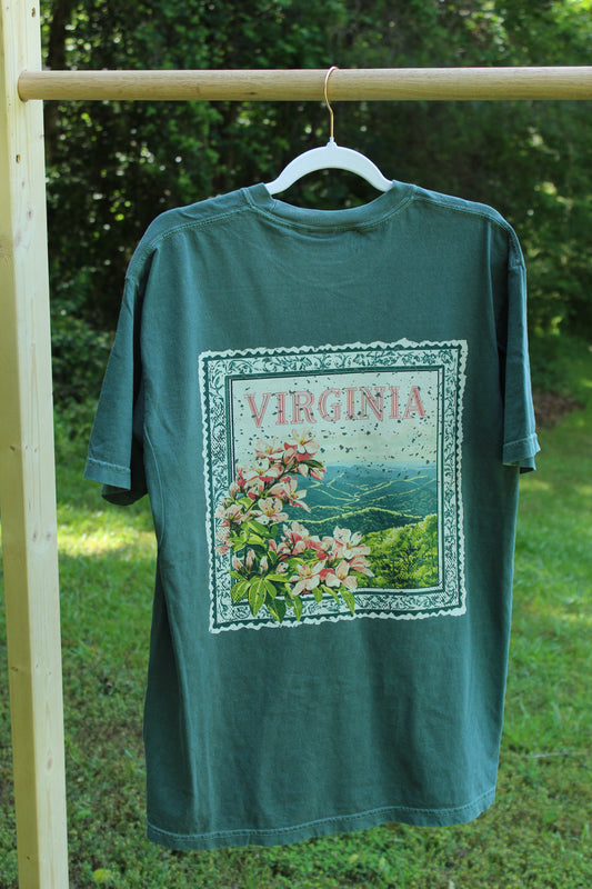 Virginia Stamp Pocket Tee