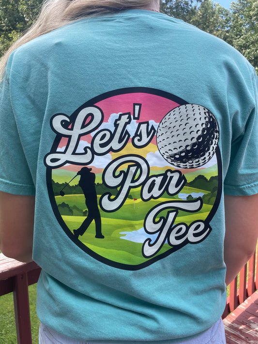 Let's Partee Golfing Pocket Graphic Tee