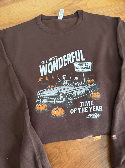 Halloween Wonderful Time of Year Graphic Pullover