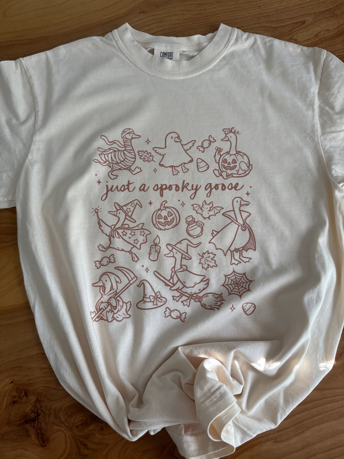 Halloween Spooky Goose Graphic Tee