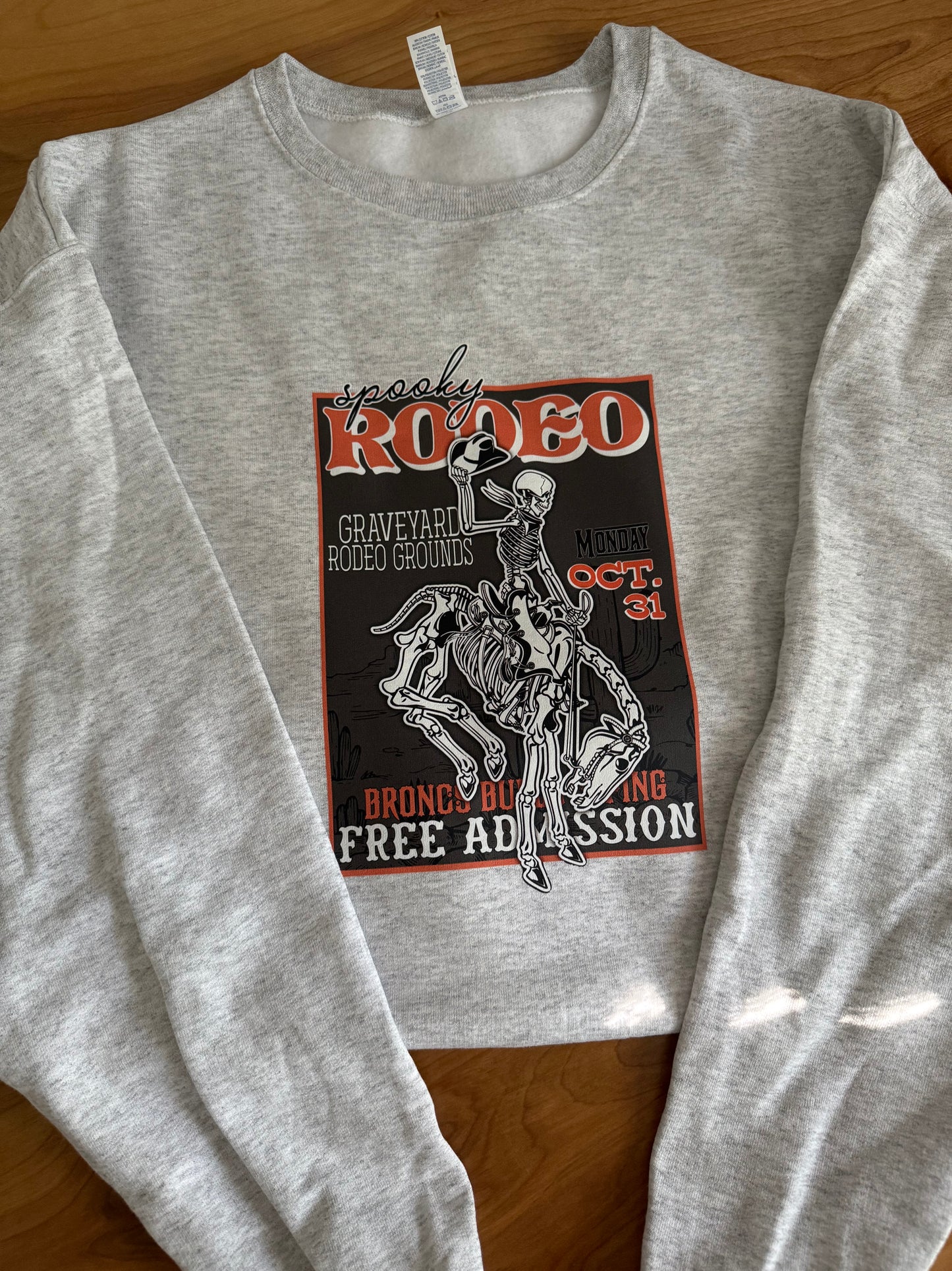 Halloween Spooky Rodeo Graphic Pullover