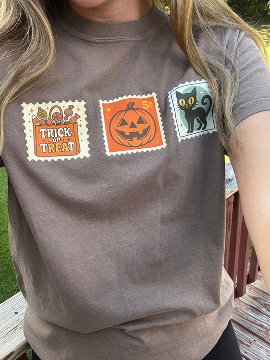 Halloween Stamps Graphic Tee