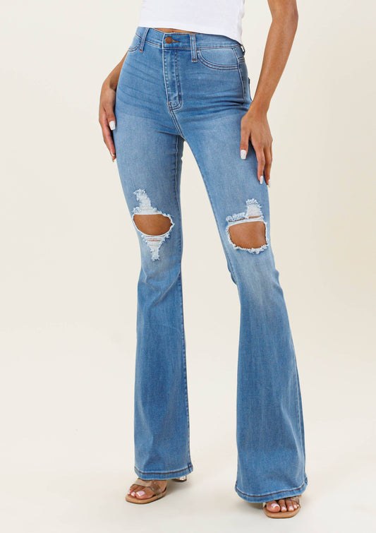 Play No Games Flare Jeans