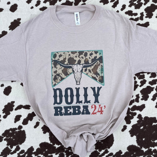 Dolly Reba 24’ Western Graphic Tee