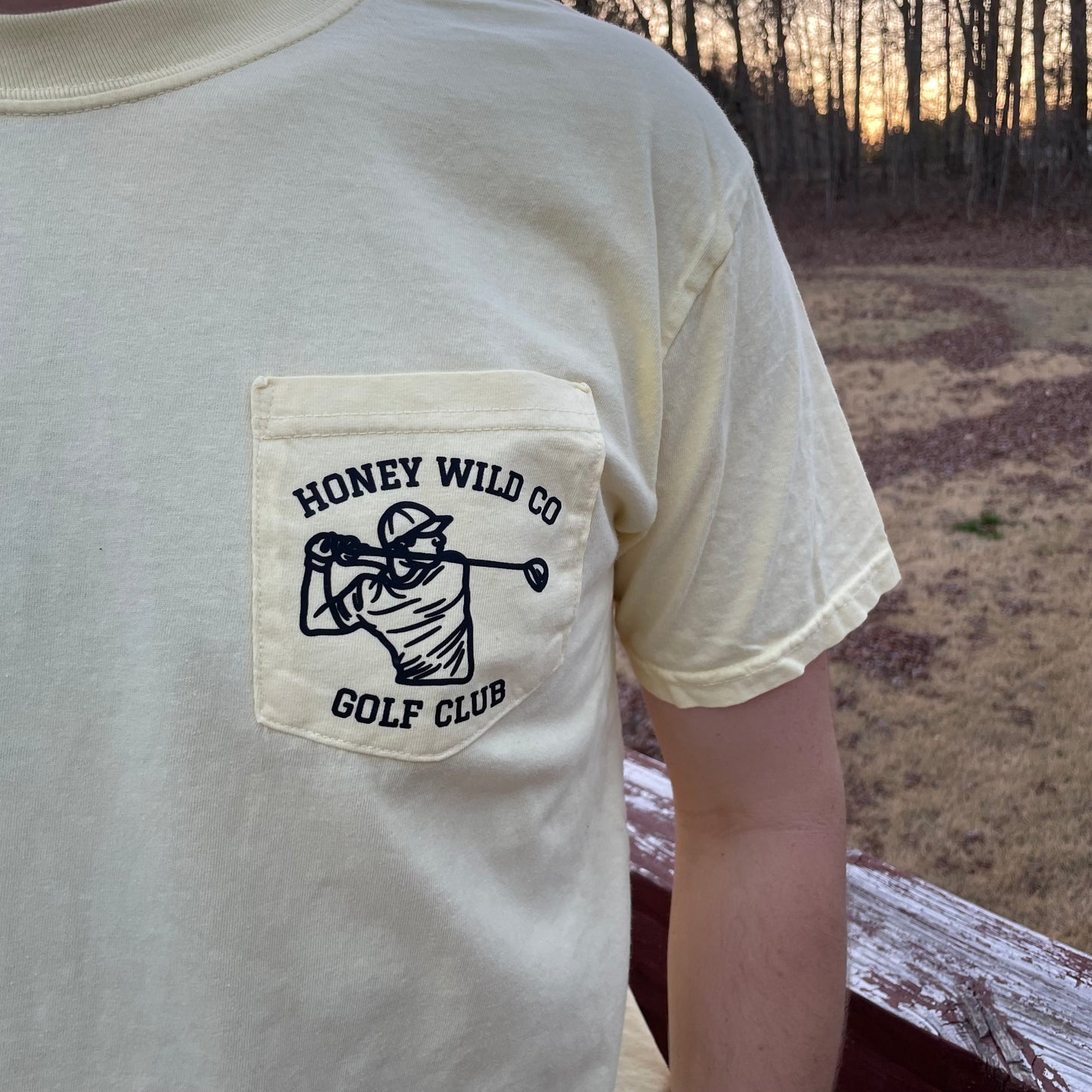 19th Hole Golfing Pocket Graphic Tee