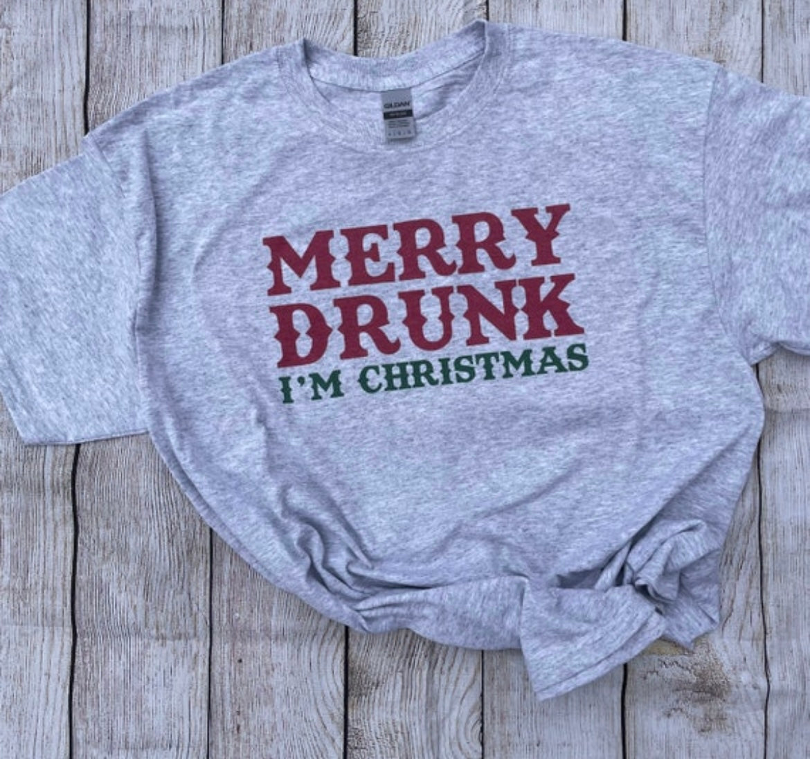 Merry Drunk I’m Christmas Graphic Tshirt